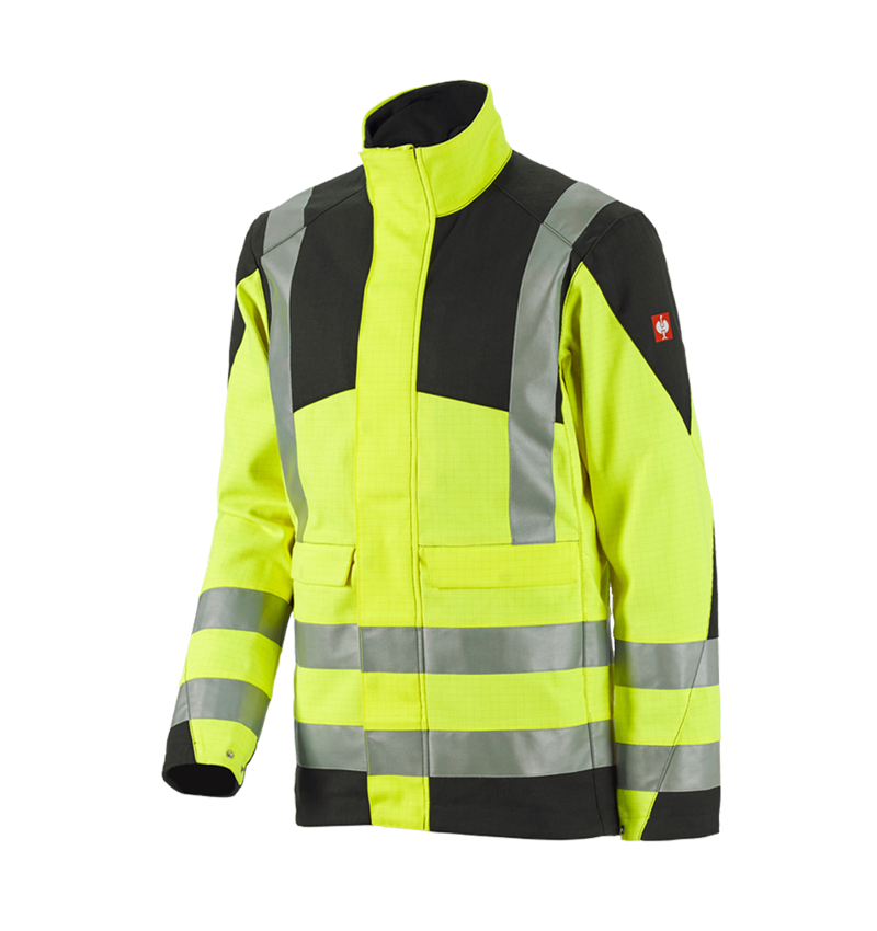 Giacche: e.s. giacca da lavoro multinorm high-vis + giallo fluo/nero 2