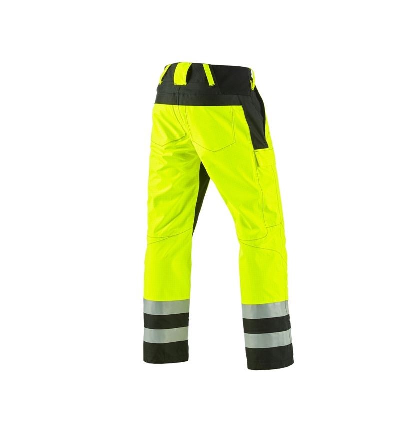 Pantaloni: e.s. pant. prot. contro intemp. multinorm high-vis + giallo fluo/nero 3