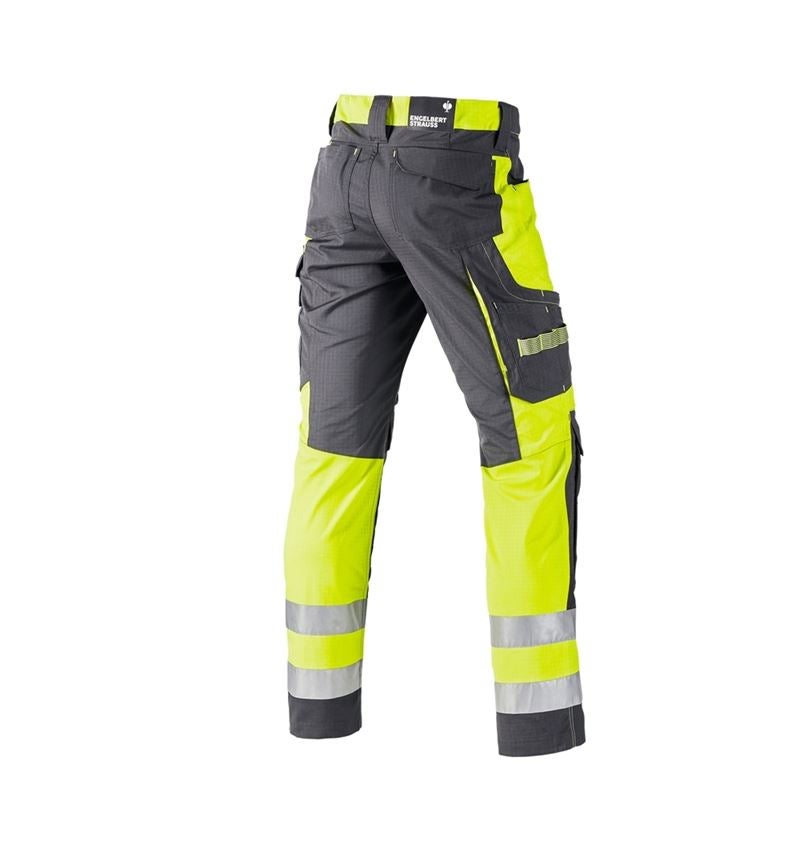 Temi: Pantaloni segnaletici e.s.concrete + antracite /giallo fluo 3