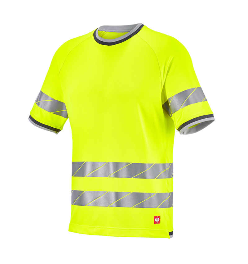 Maglie | Pullover | Camicie: T-shirt funzionale segnaletica e.s.ambition + giallo fluo/antracite  7