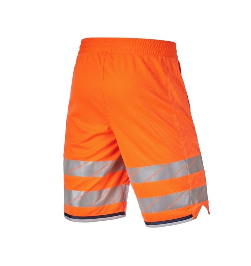 Pantaloni: Short funzionali segnaletici e.s.ambition + arancio fluo/blu scuro 6