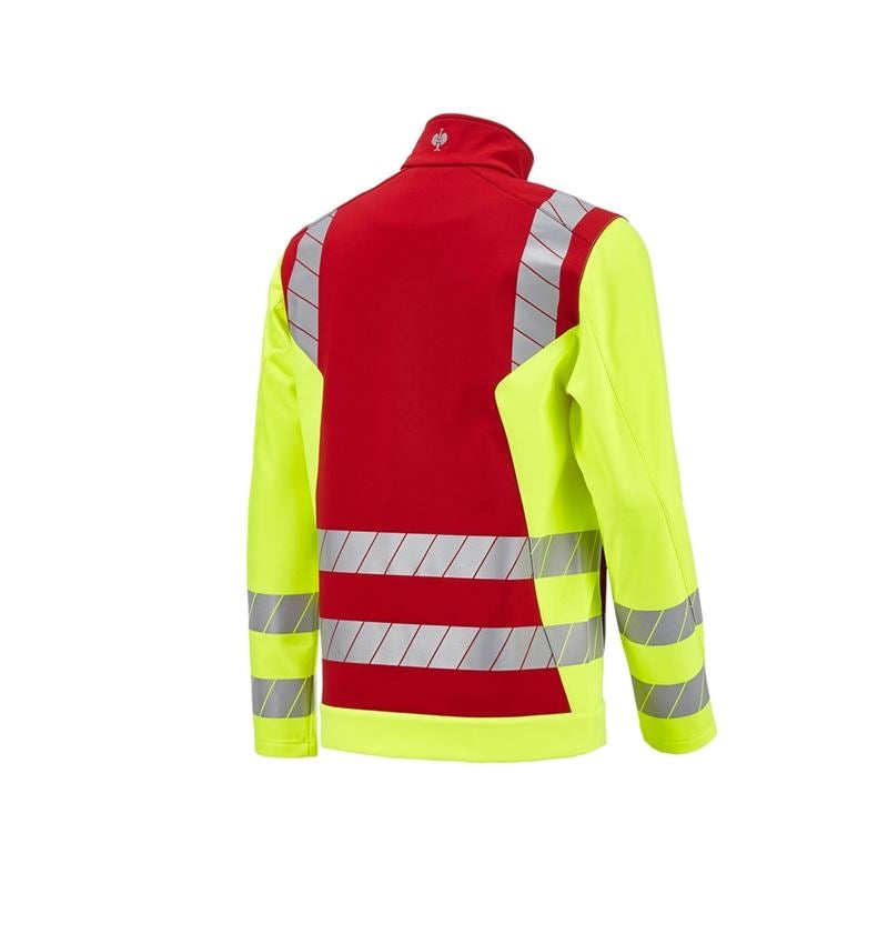 Giacche: Giacca Softshell segnaletica e.s.motion 24/7 + rosso/giallo fluo 5