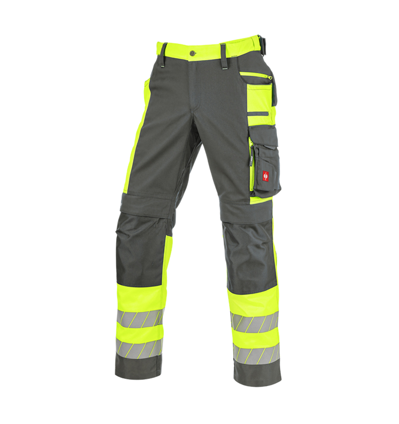 Pantaloni: Pantaloni segnaletici e.s.motion 24/7 + antracite /giallo fluo 12