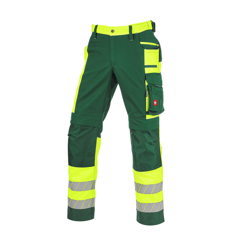 Pantaloni: Pantaloni segnaletici e.s.motion 24/7 + verde/giallo fluo 12