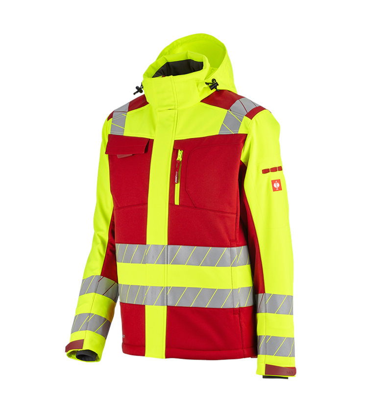 Giacche: Giacca segnaletica inve. Softshell e.s.motion 24/7 + rosso/giallo fluo 4