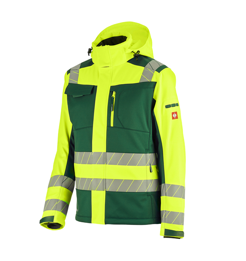 Giacche: Giacca segnaletica inve. Softshell e.s.motion 24/7 + verde/giallo fluo 4