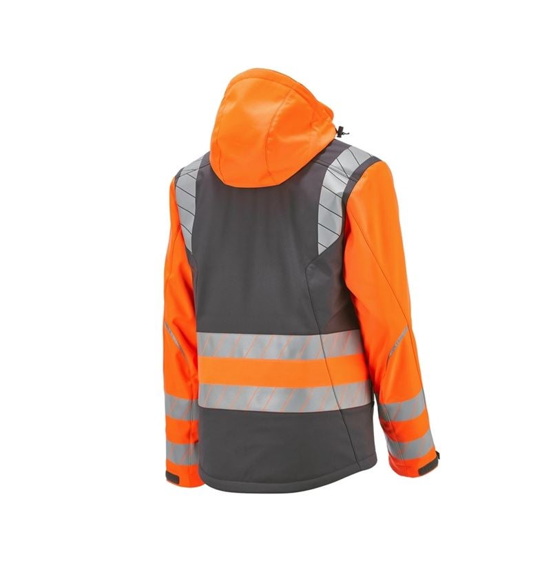 Temi: Giacca segnaletica inve. Softshell e.s.motion 24/7 + antracite /arancio fluo 8