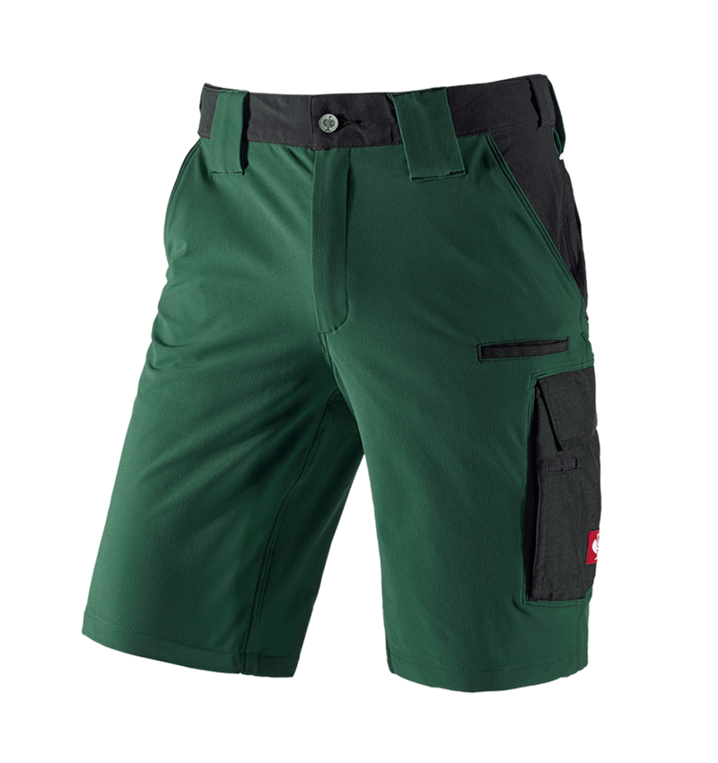 Pantaloni: Short funzionali e.s.dynashield + verde/nero 2