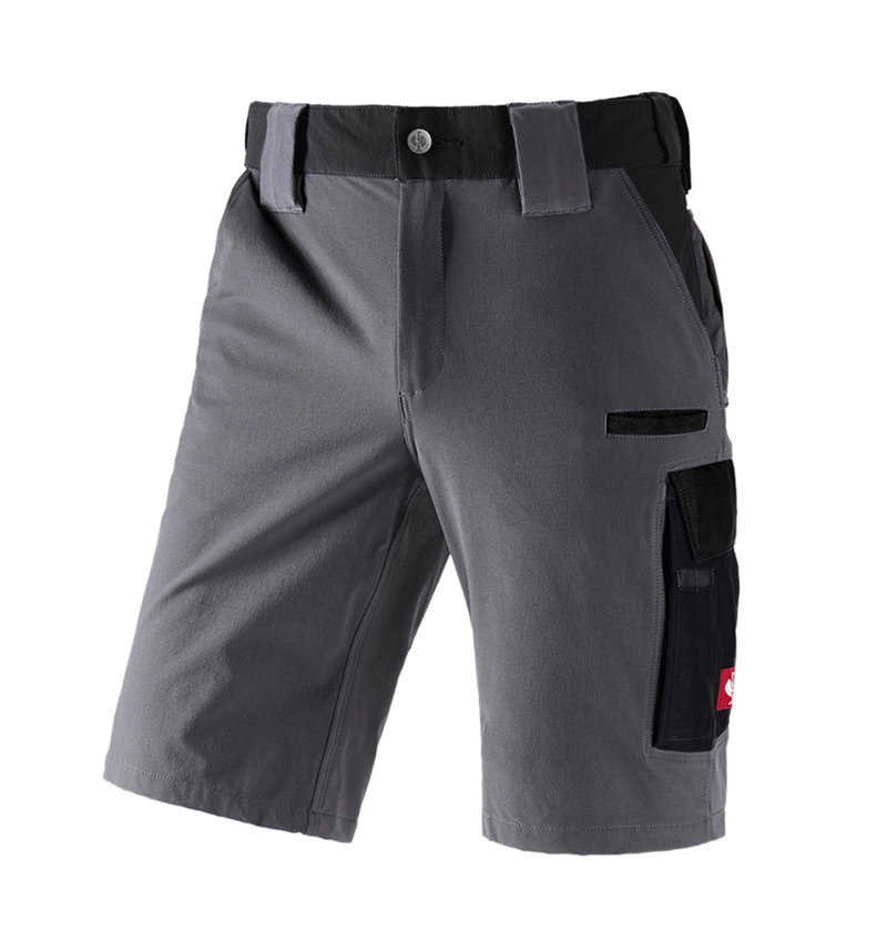 Pantaloni: Short funzionali e.s.dynashield + cemento/nero