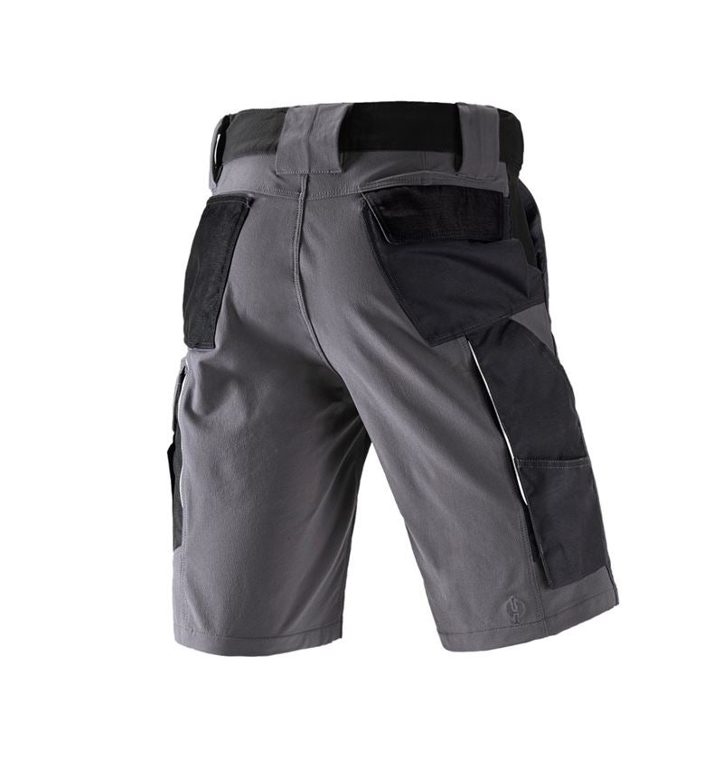 Pantaloni: Short funzionali e.s.dynashield + cemento/nero 1