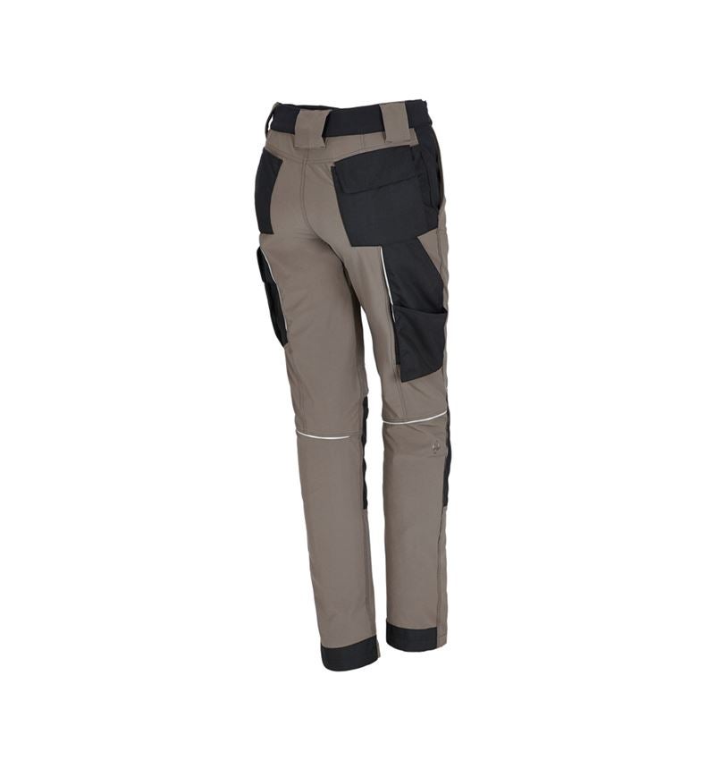 Pantaloni da lavoro: Pantaloni funzionali e.s.dynashield, donna + pietra/nero 3
