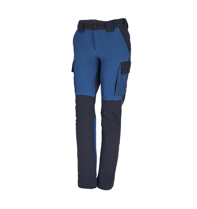 Pantaloni da lavoro: Pantaloni cargo funzionali e.s.dynashield, donna + cobalto/pacifico 2