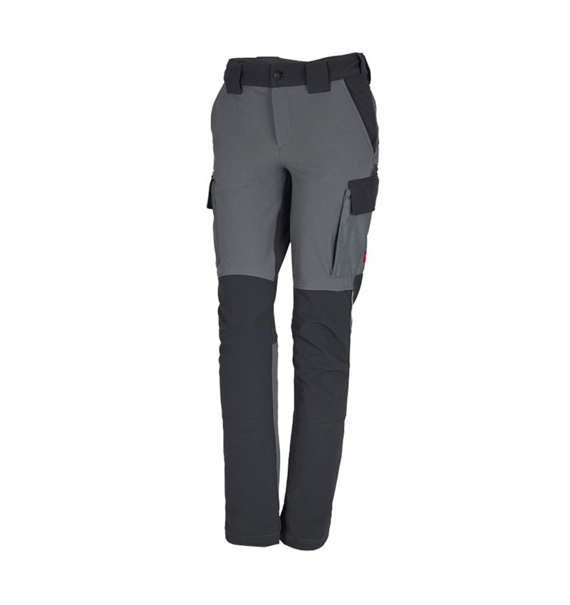 Pantaloni da lavoro: Pantaloni cargo funzionali e.s.dynashield, donna + cemento/grafite 3