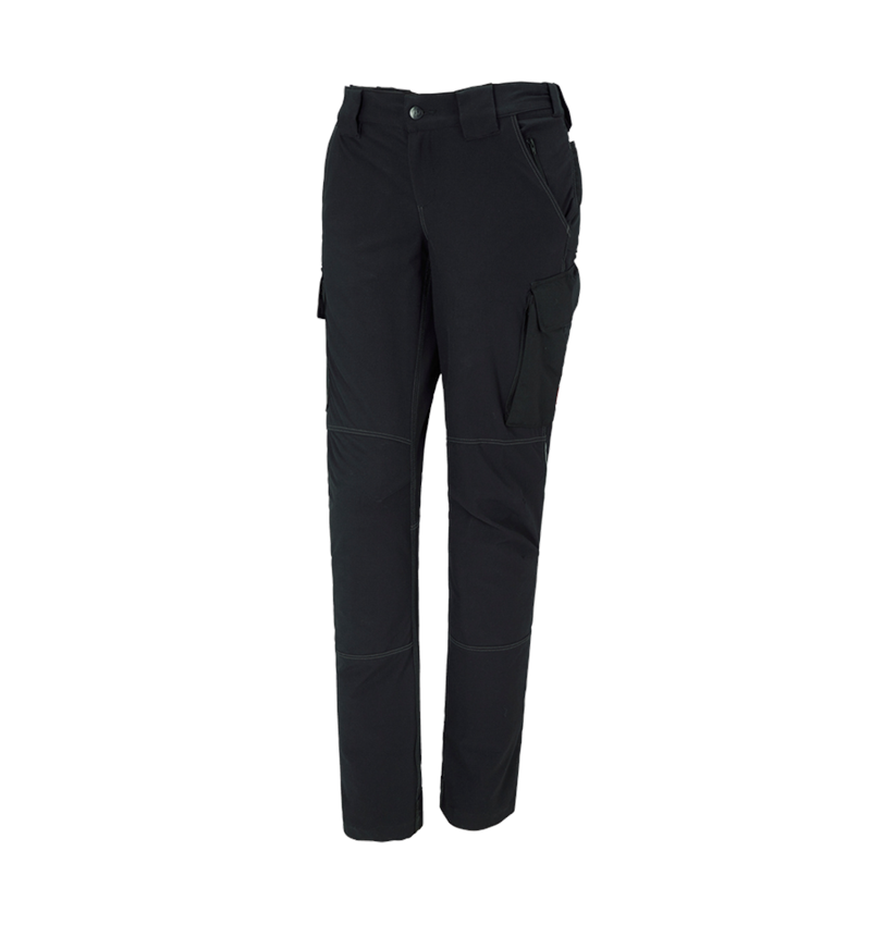 Pantaloni da lavoro: Pantaloni cargo funzionali e.s.dynashield, donna + nero 2