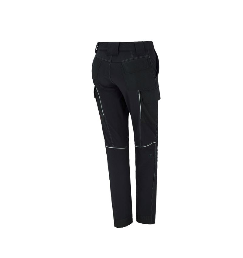 Pantaloni da lavoro: Pantaloni cargo funzionali e.s.dynashield, donna + nero 3
