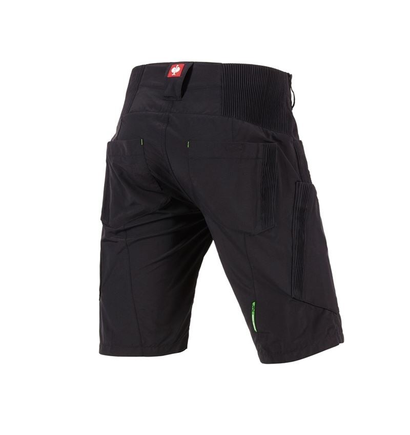 Pantaloni: e.s. short funzionali Superlite + nero/neon verde 3