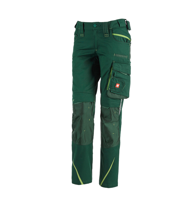 Pantaloni da lavoro: Pantaloni da donna e.s.motion 2020 + verde/verde mare 2