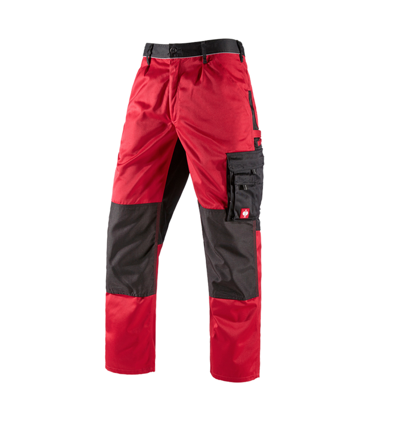 Pantaloni: Pantaloni e.s.image + rosso/nero 8