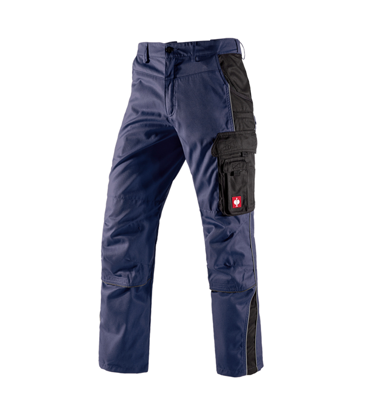 Pantaloni: Pantaloni e.s.active + blu scuro/nero 1