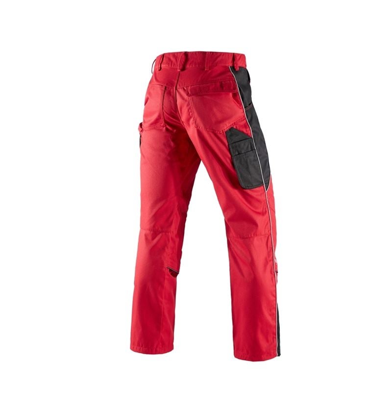 Pantaloni: Pantaloni e.s.active + rosso/nero 3