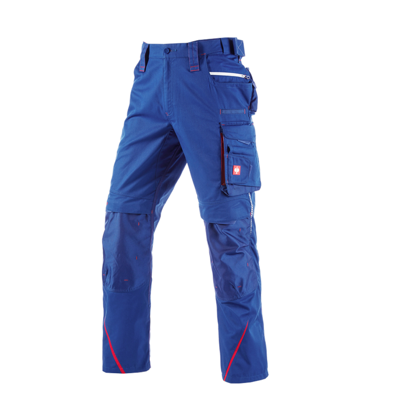 Installatori / Idraulici: Pantaloni invernali e.s.motion 2020, uomo + blu reale/rosso fuoco 2