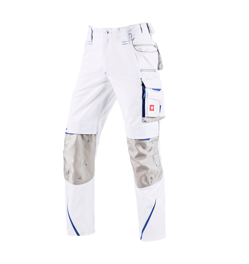 Pantaloni: Pantaloni invernali e.s.motion 2020, uomo + bianco/blu genziana 3