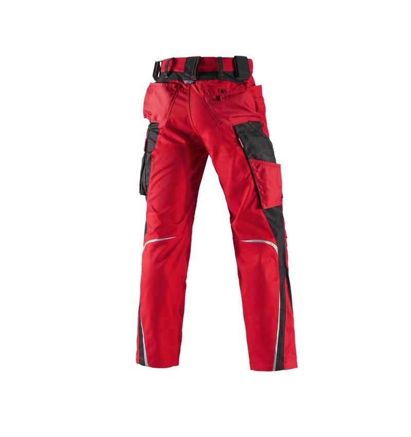 Installatori / Idraulici: Pantaloni invernali e.s.motion + rosso/nero 3