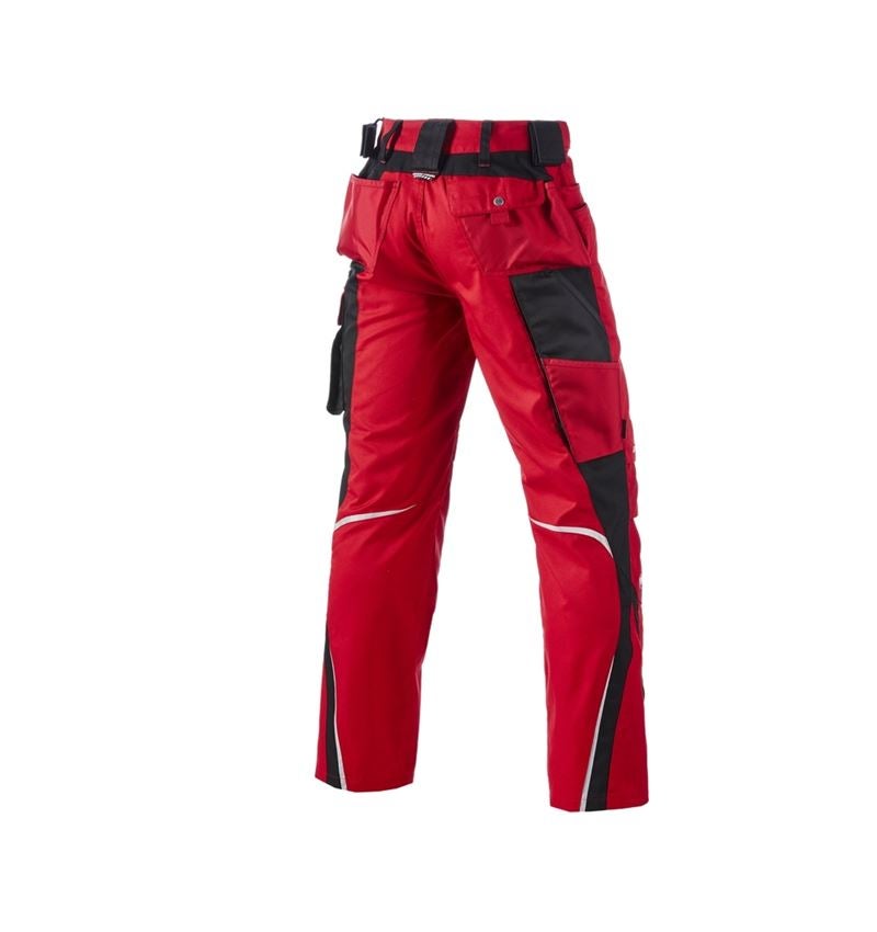 Installatori / Idraulici: Pantaloni e.s.motion + rosso/nero 3