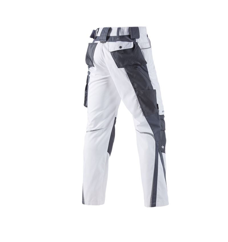 Installatori / Idraulici: Pantaloni e.s.motion + bianco/grigio 3