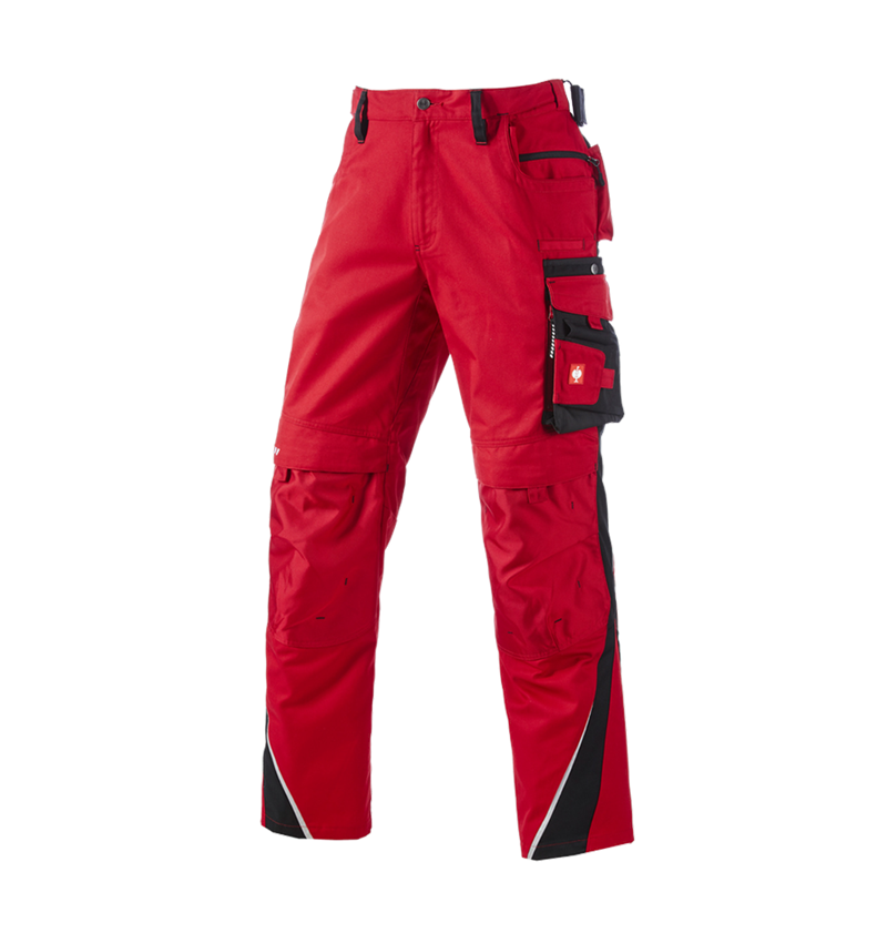 Pantaloni: Pantaloni e.s.motion + rosso/nero 2