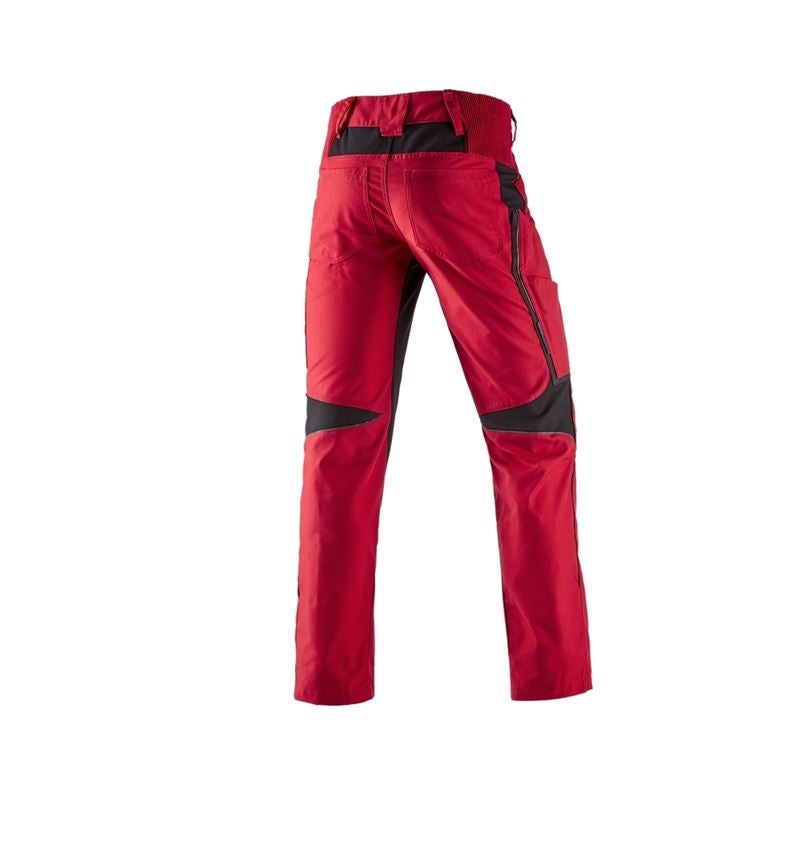Pantaloni: Pantaloni e.s.vision, uomo + rosso/nero 3