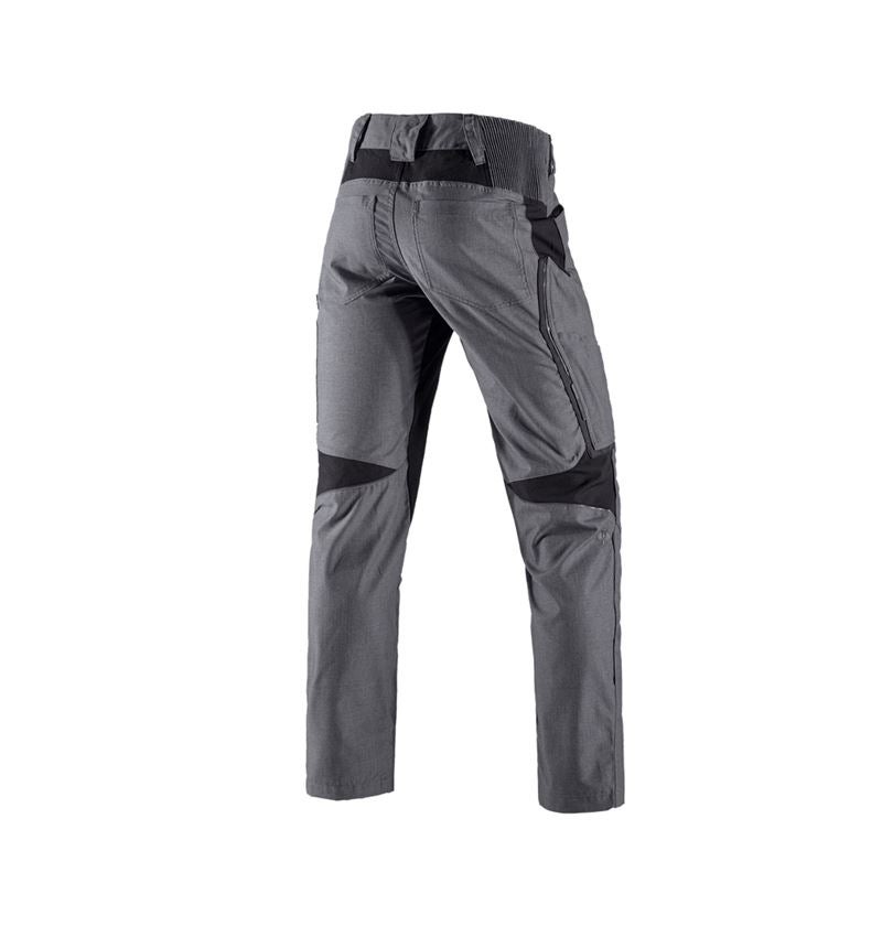 Pantaloni: Pantaloni e.s.vision, uomo + cemento melange/nero 3