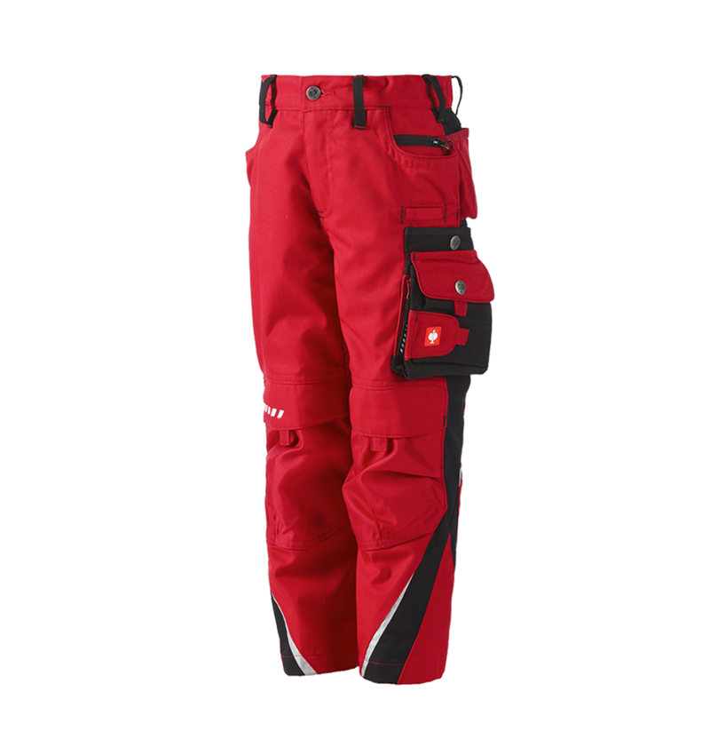 Temi: Pantaloni bambino invernali e.s.motion + rosso/nero