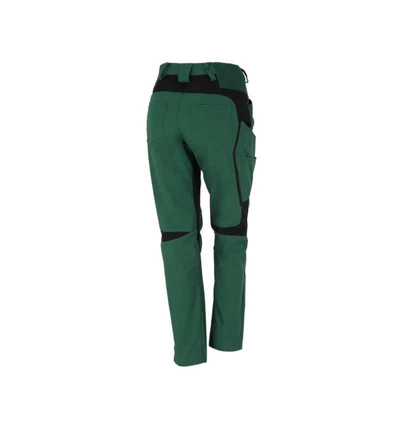 Pantaloni da lavoro: Pantaloni da donna invernali e.s.vision + verde/nero 1