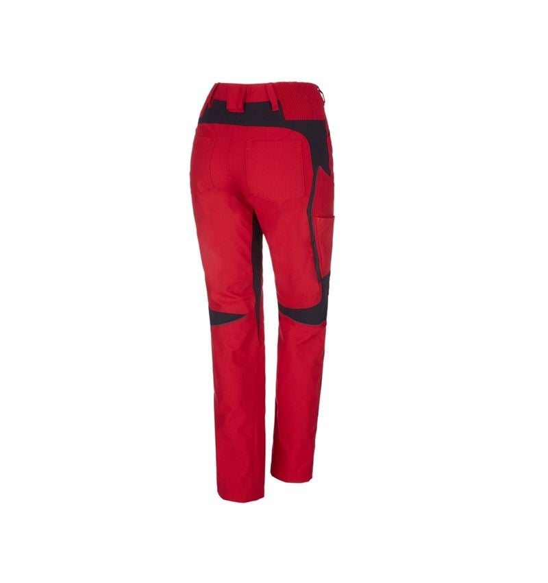 Pantaloni da lavoro: Pantaloni da donna invernali e.s.vision + rosso/nero 3