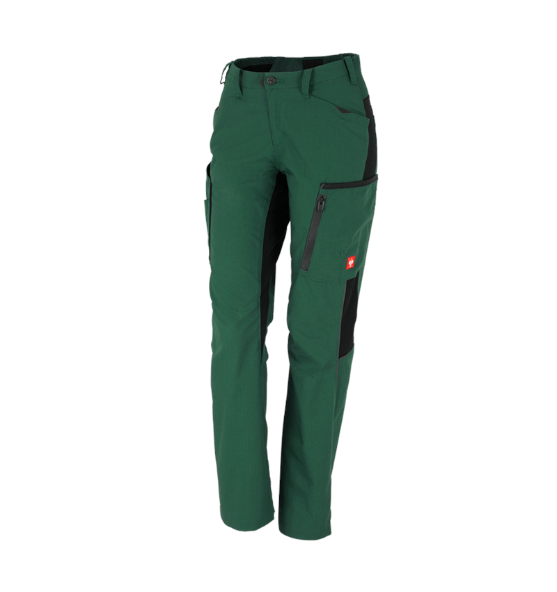 Temi: Pantaloni da donna invernali e.s.vision + verde/nero
