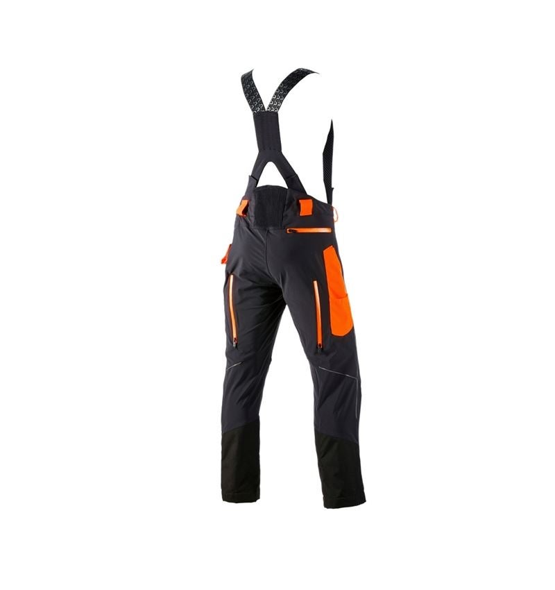 Abbigliamento forestale / antitaglio: Pantaloni antitaglio e.s.vision + nero/arancio fluo 3