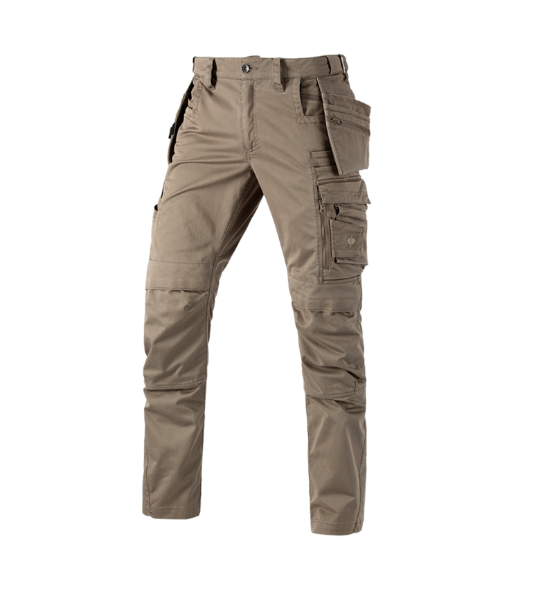 Pantaloni: Pantaloni e.s.motion ten tool-pouch + marrone cenere 1