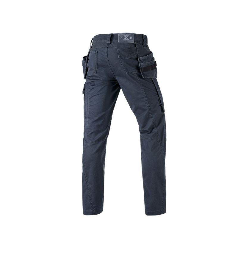 Installatori / Idraulici: Pantaloni e.s.motion ten tool-pouch + blu ardesia 3