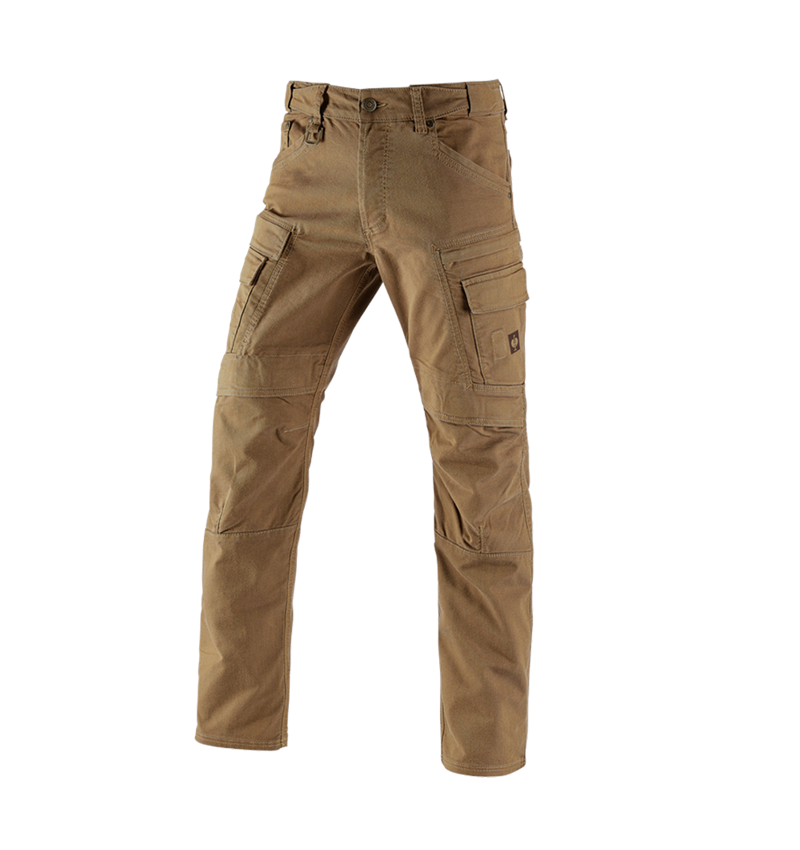 Pantaloni: Pantaloni cargo da lavoro e.s.vintage + seppia 2