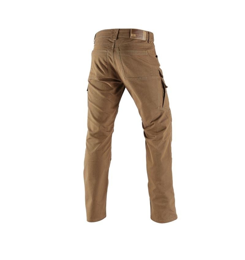 Pantaloni: Pantaloni cargo da lavoro e.s.vintage + seppia 3