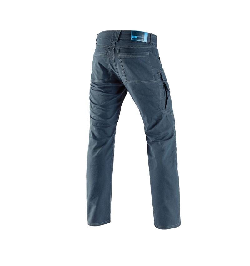 Pantaloni: Pantaloni cargo da lavoro e.s.vintage + blu artico 3