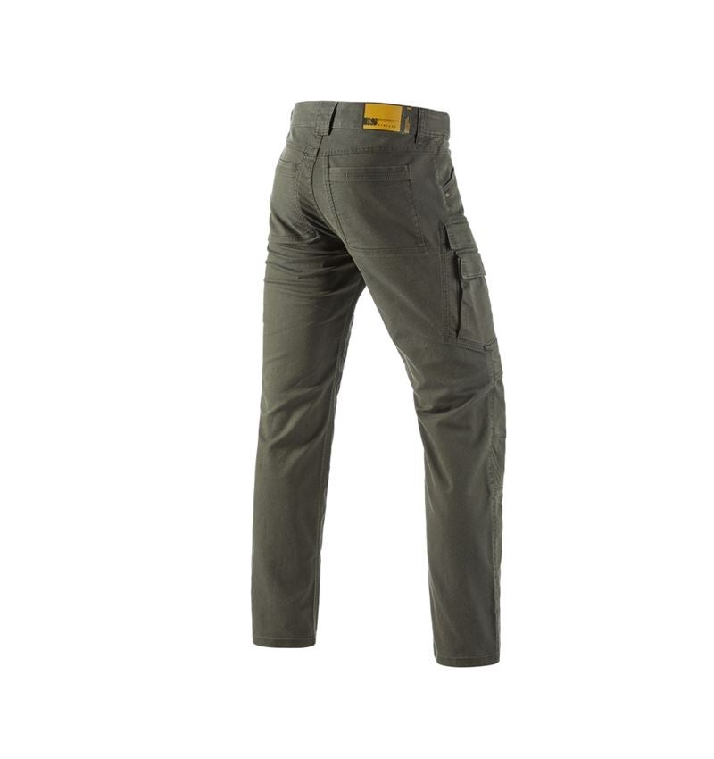 Pantaloni: Pantaloni cargo da lavoro e.s.vintage + verde mimetico 3