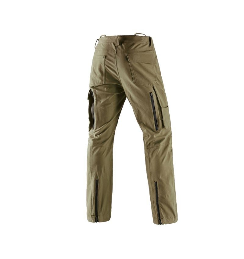 Abbigliamento forestale / antitaglio: Pantaloni antitaglio forestali e.s.cotton touch + verde fango 3