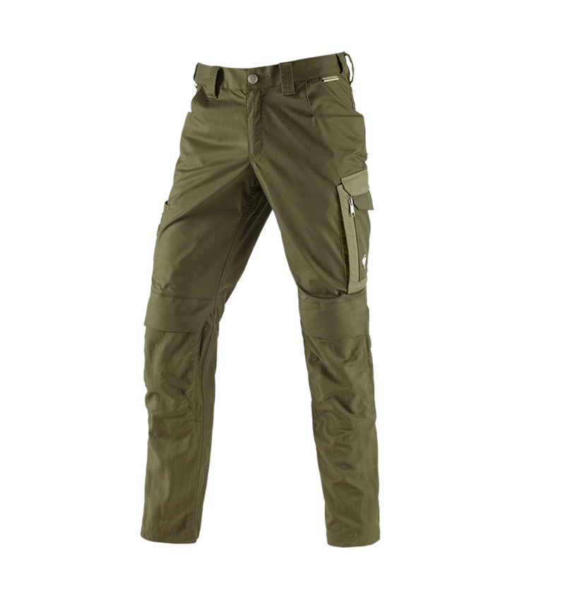 Pantaloni: Pantaloni e.s.concrete light + verde fango/verde felce 3