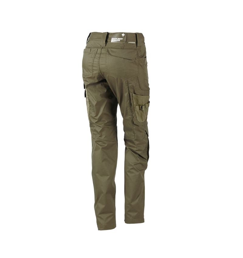 Temi: Pantaloni e.s.concrete light, donna + verde fango/verde felce 3