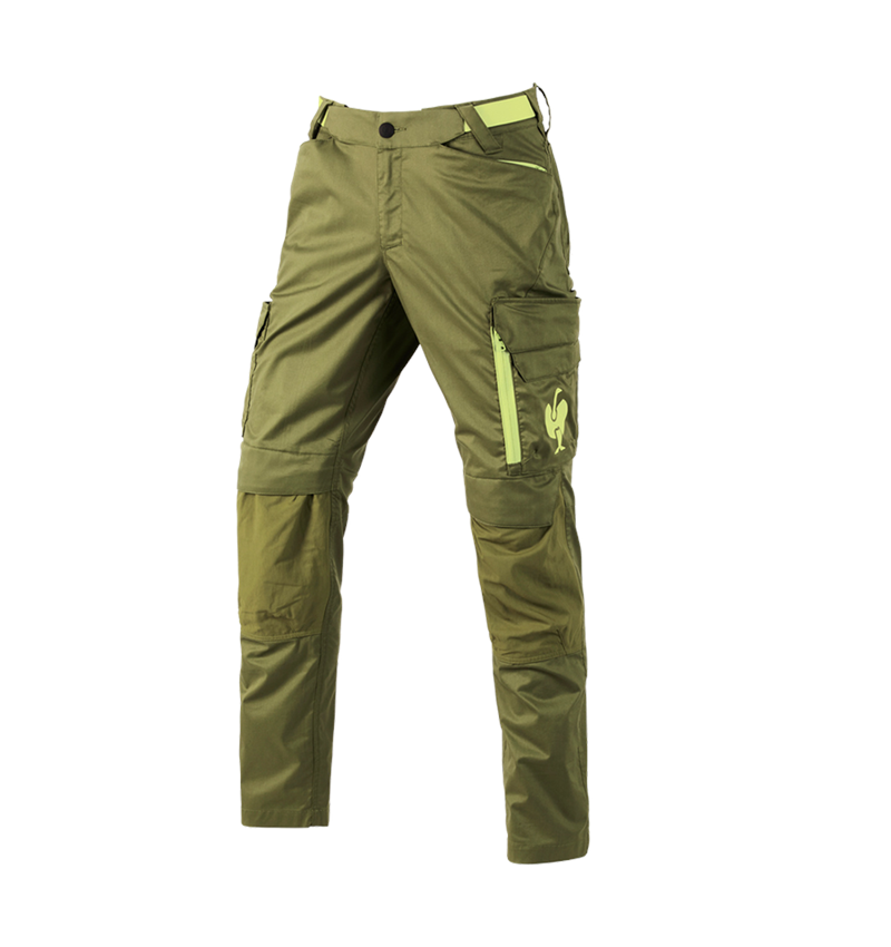 Temi: Pantaloni e.s.trail + verde ginepro/verde lime 3