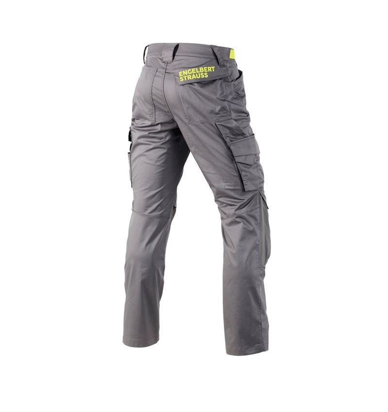 Pantaloni: Pantaloni e.s.trail + grigio basalto/giallo acido 3