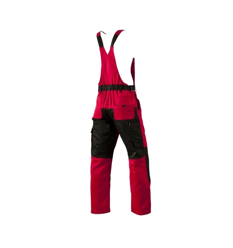 Pantaloni: Salopette e.s.image + rosso/nero 1