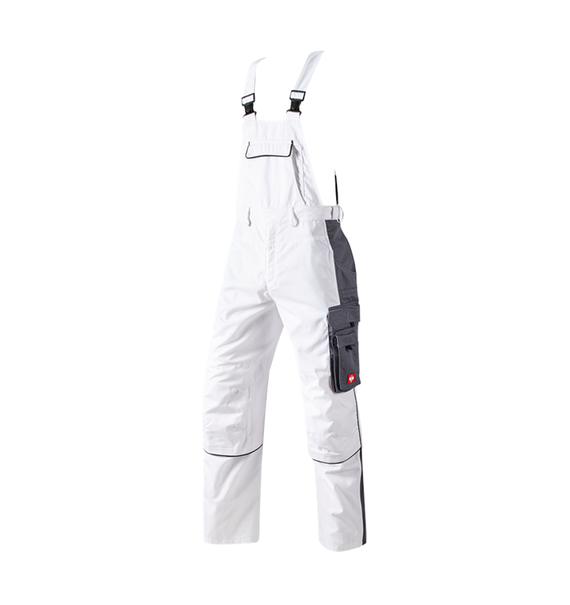 Hosen: Latzhose e.s.active + weiß/grau 2